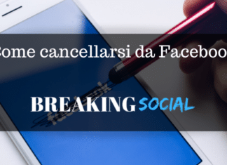 Come cancellare profilo Facebook Cancellare profilo Facebook