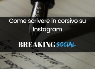 Come scrivere in corsivo su Instagram Come scrivere in corsivo su Instagram
