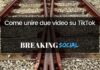 Come unire due video su TikTok