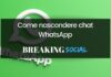 Come nascondere chat WhatsApp