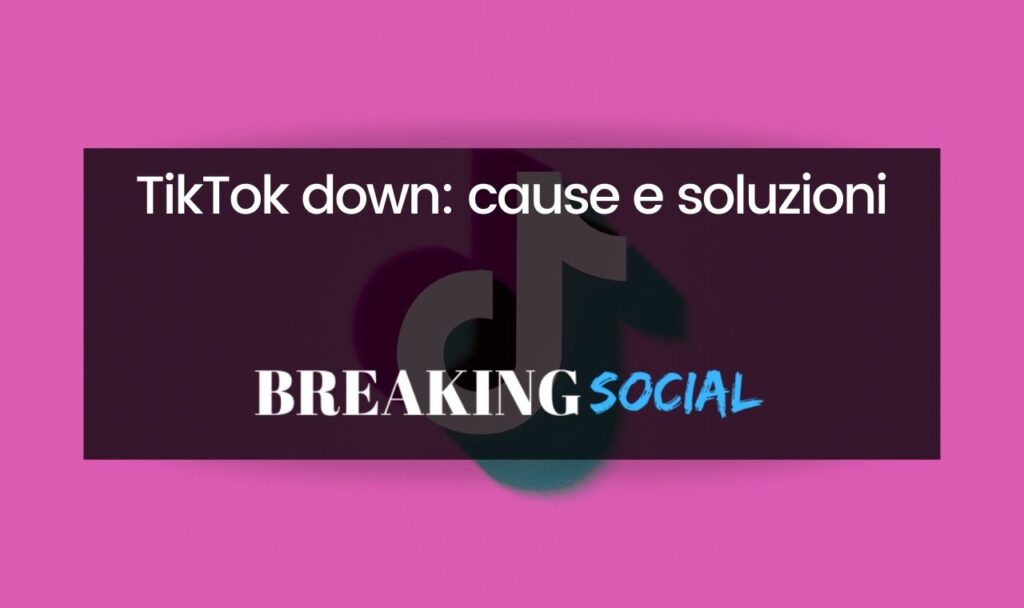 TikTok down