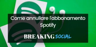 Come annullare abbonamento Spotify