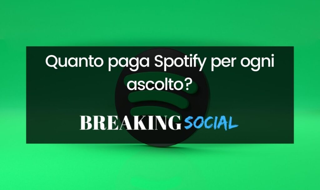 Quanto paga Spotify per ogni ascolto? Ecco le cifre