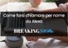 Come farsi chiamare per nome da Alexa