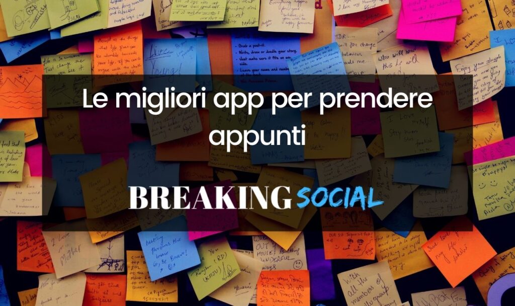 Migliori app per prendere appunti