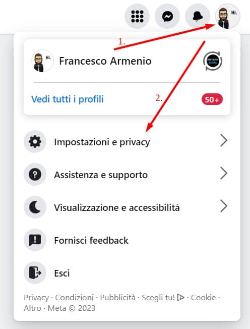 Come cambiare password Facebook