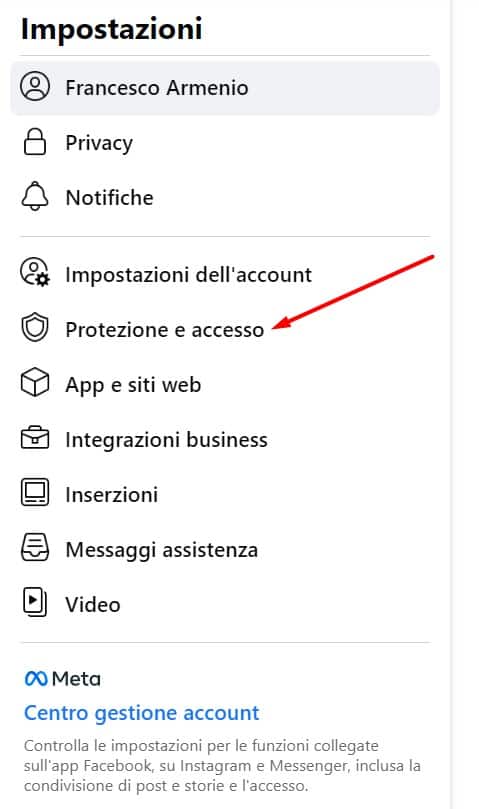 Come cambiare password Facebook