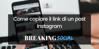 Come copiare il link di un post Instagram